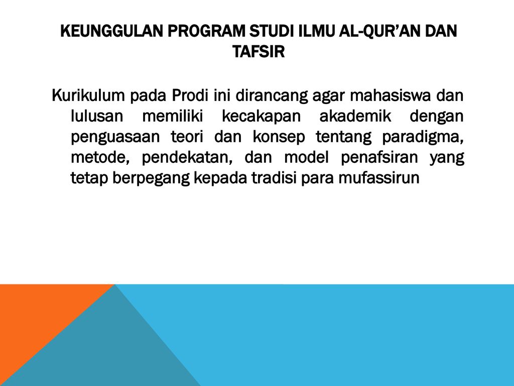 Alasan Masuk Kuliah Ke Prodi Ilmu Al Quran Dan Tafsir Muhammad Bajri